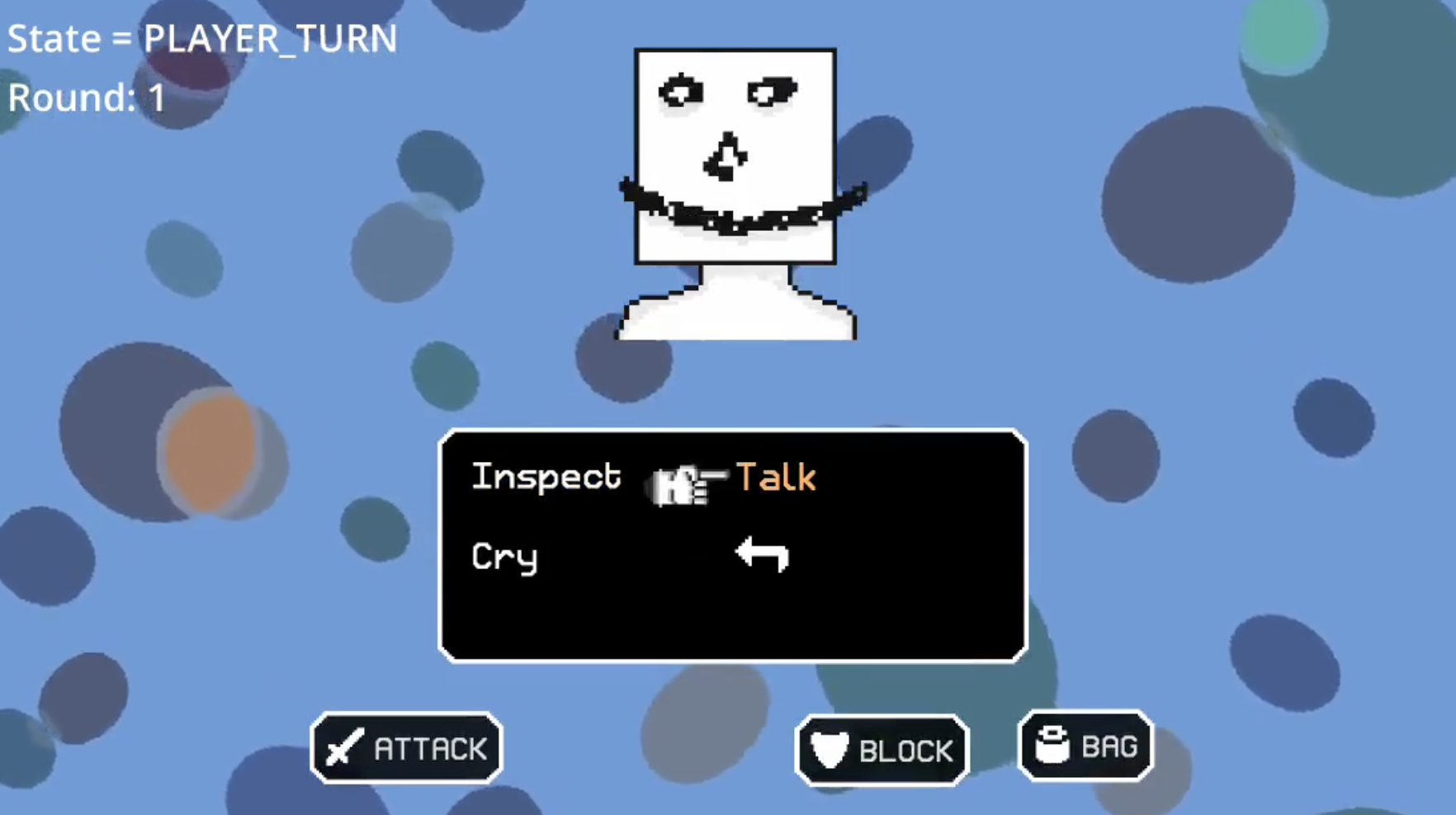 Pixel art RPG scene from Godot game project